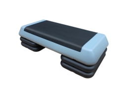 Step Cardio 76 Cm 28,5 Polegadas 4 Almofadas, Cinzento E Preto
