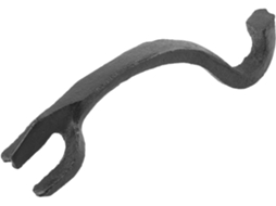Pinça Para Churrasco Garneck 14x4x3, 8cm Em Ferro, Multifuncional, Anti Escaldante, Com Cabo Isolado, Clipe Resistente