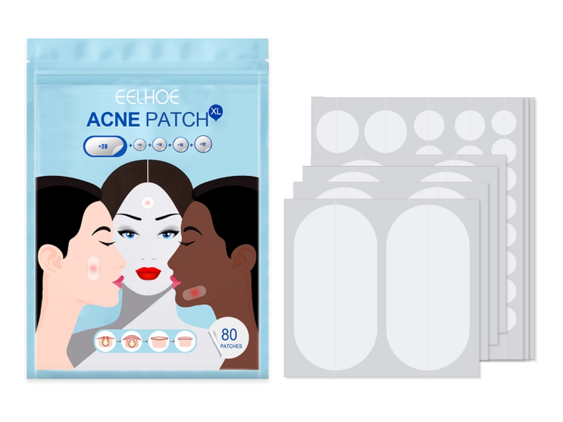 Patch Hidrocolóide Invisível para Espinhas Anti imperfeições À Prova D'água