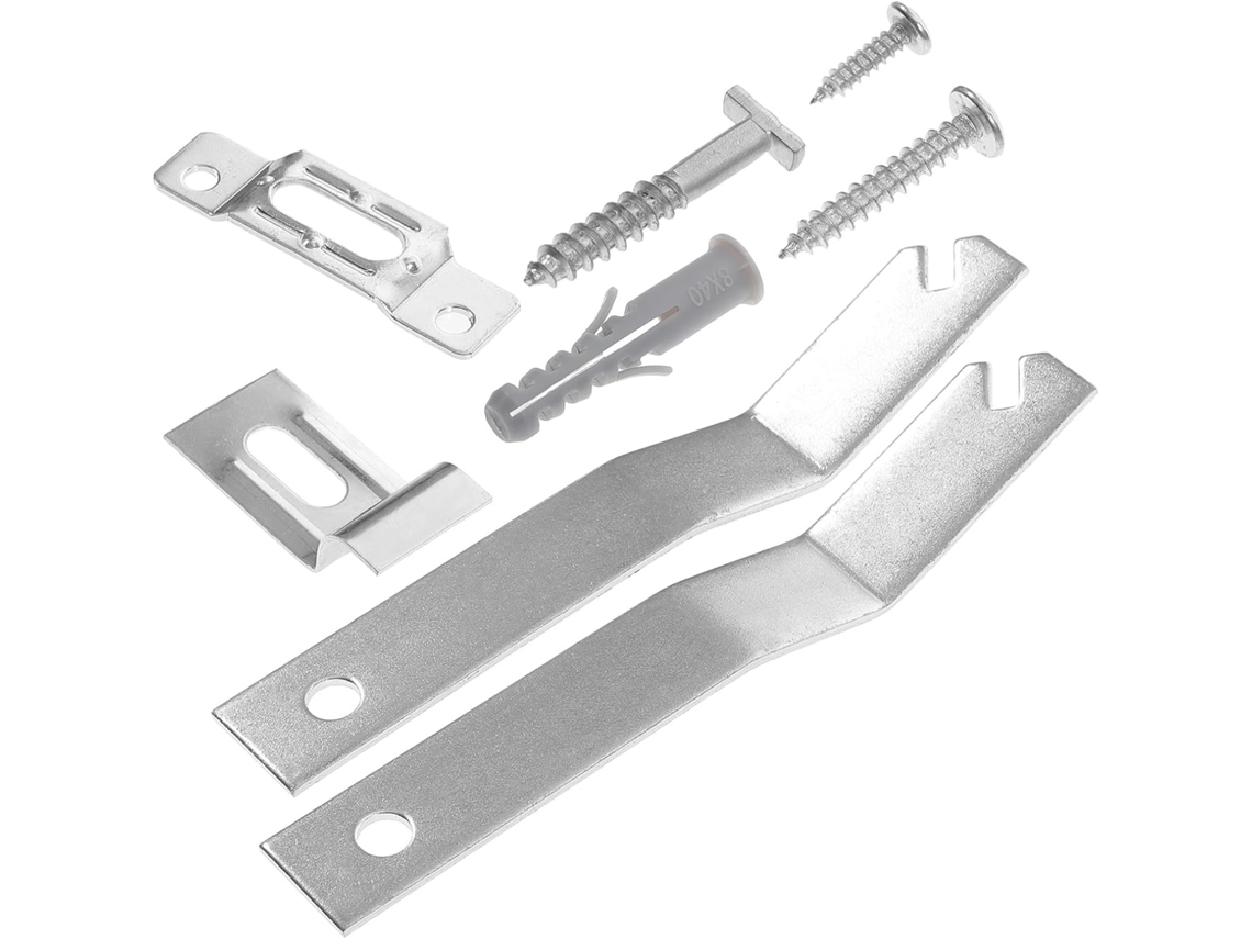 Kit Com 2 Suportes De Segurança Antifurto Para Porta-retratos, Para Montagem Na Parede.