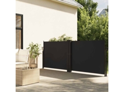 Vidaxl Toldo Lateral Retrátil 140x1000 Cm Preto