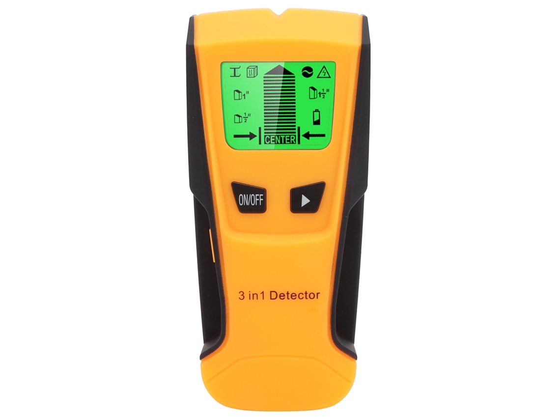 Detector de parede TH210 scanner 3 em 1 com display LCD para metal e cabos | S/MARCA