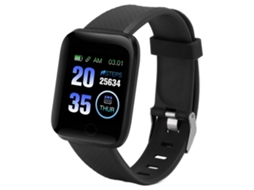 Relógio Inteligente 116 Plus Com Tela Tft 1.3 Polegadas Ip67 Bluetooth Preto