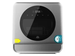 Cecotec Lava-louças Compacta Bolero Aguazero 1150 Dark Para 3 Serviços, Acabamento Em Aço Inoxidável Escuro, Classe C