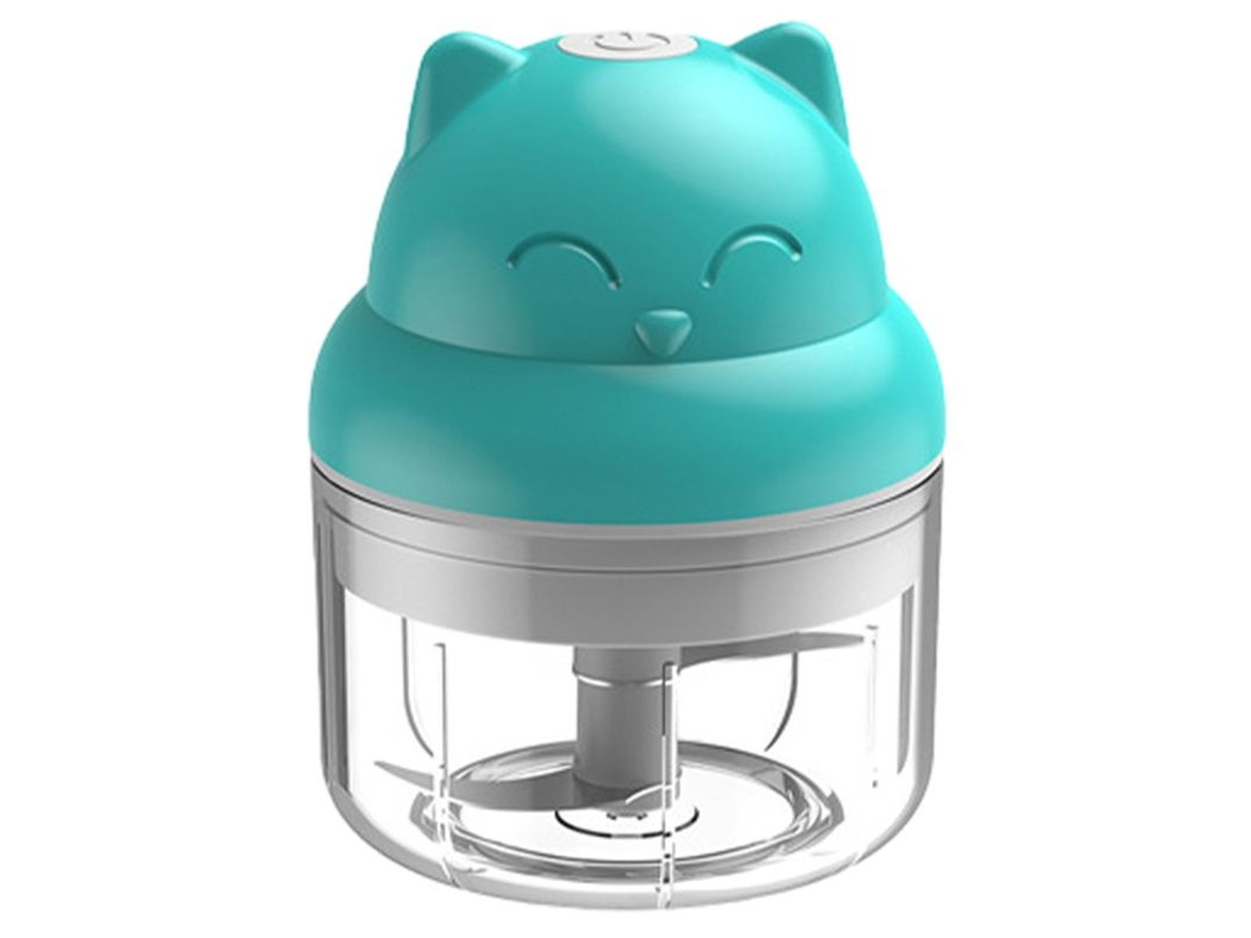 Mini Processador De Alimentos Elétrico, Mini Picador, Azul