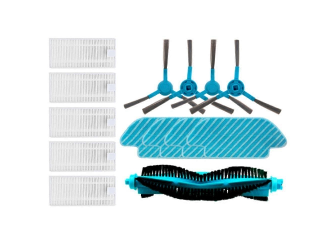 Filtro Hepa Com Escova Lateral E Pano De Reposição Para Aspirador De Pó Conga 1690 Pro Ic Brilvibera