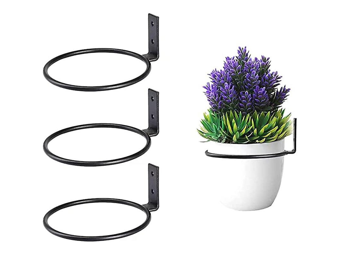 Soporte De Maceta De Parede Para Plantas De Interior E Exterior De 4 Polegadas, Porta-macetas Suspenso De Ferro Para Jardim E Lar