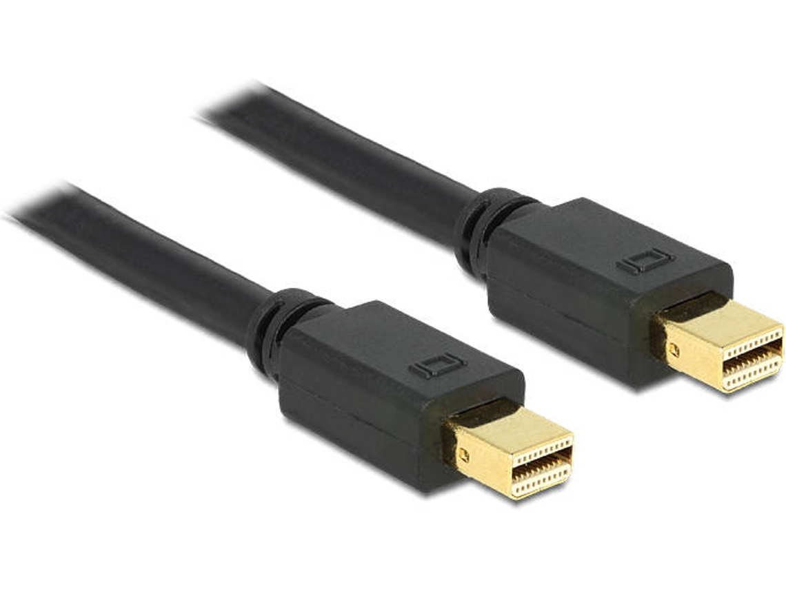 Cabo de Dados DELOCK (Mini DisplayPort - 3 m - Preto)