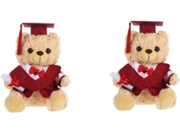 Conjunto De 2 Bonecos Pelúcia Para Formatura Com Design Confortável,