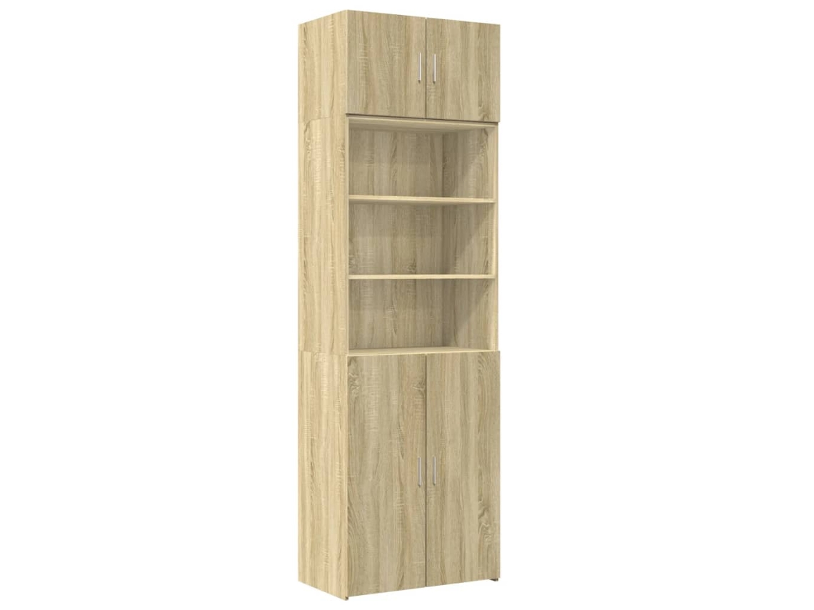 Storage Cabinet, Storage Cabinets Vidaxl Marrom Madeira Processada (70 X 42.5 X 225 Cm)