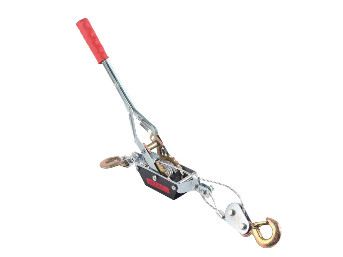 Ferramenta De Tração Manual Com Cabo De Aço Mini Tensionador Gancho Duplo 2 Toneladas