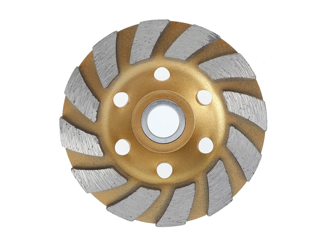 Disco De Desbaste Diamantado 5 Polegadas Abrasivo Resistente Para Esmerilhadeira Angular Ideal Trabalhos Em Concreto E