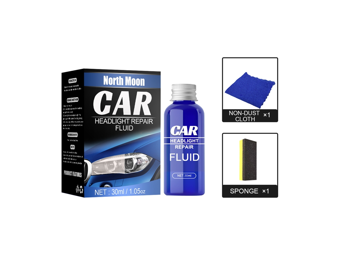 Agente de Reparo de Faróis Rayhong 30ml com Coating para Carros