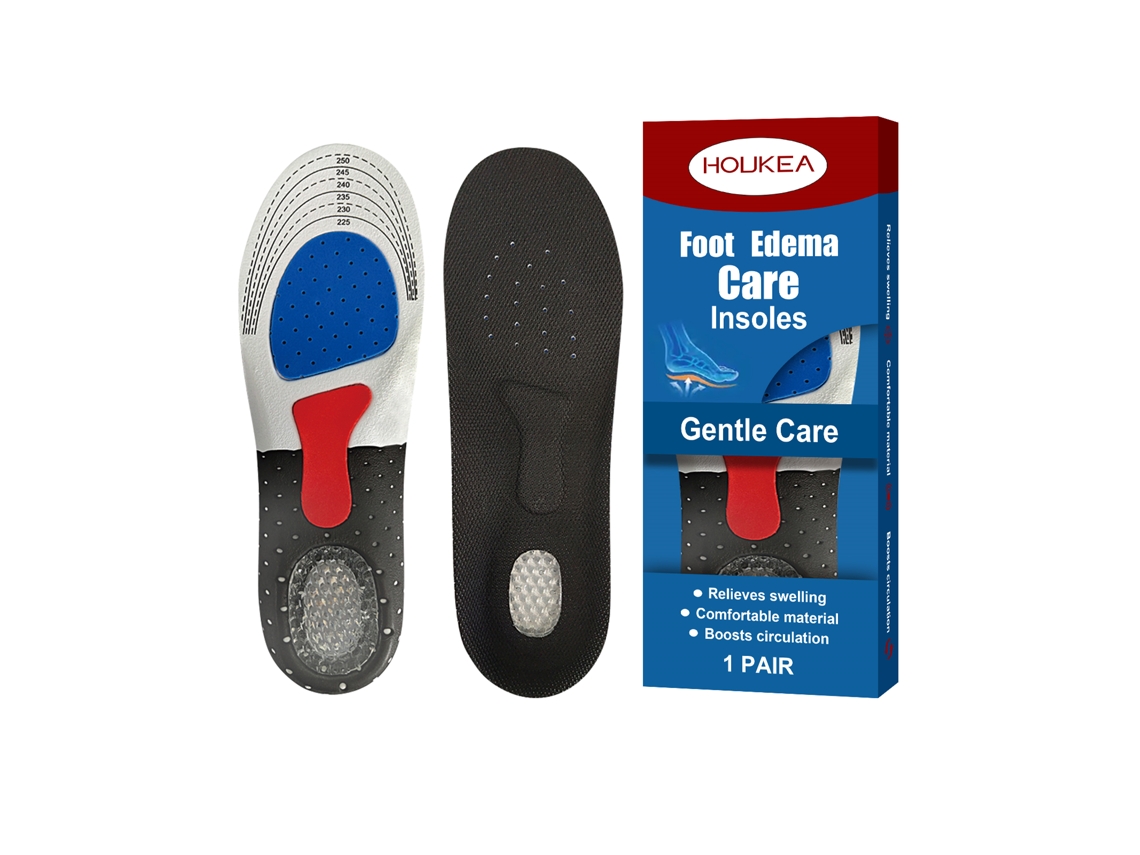 Insole de Cuidado com os Pés Leve Respirável para Massagem Diária e Conforto Corporal
