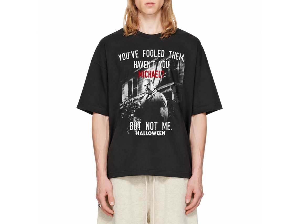 Rockinstone Halloween Not Me Black Adult T-shirt Size:xxl