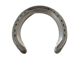 Traseiro Alu-Pr 28075 20X8 Ferradura Prateado 30Hispano Hipica