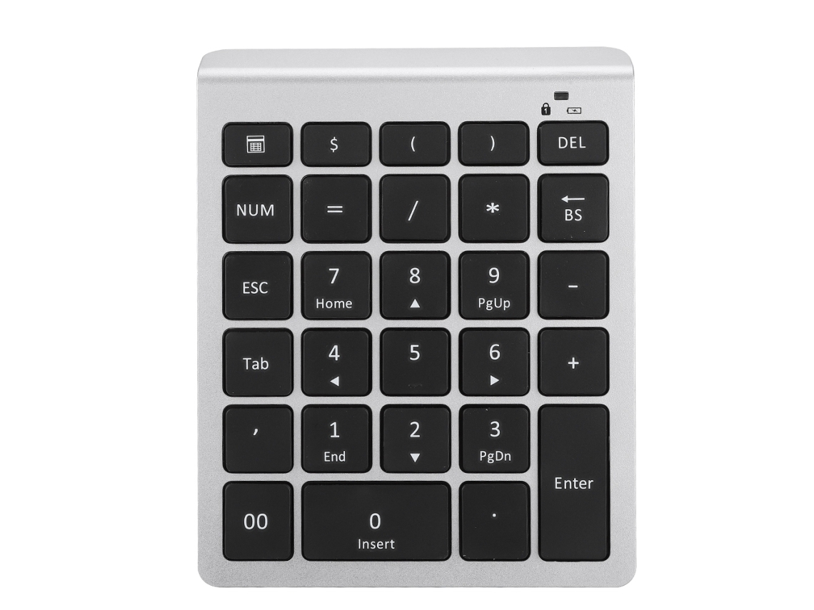 Teclado Numérico Mini 28 Teclas LAXISCREED Wireless 2.4g