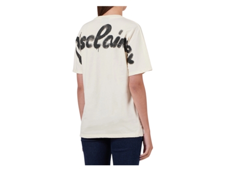 T-shirt De Mulher Disclaimer Algodão Bege (s)