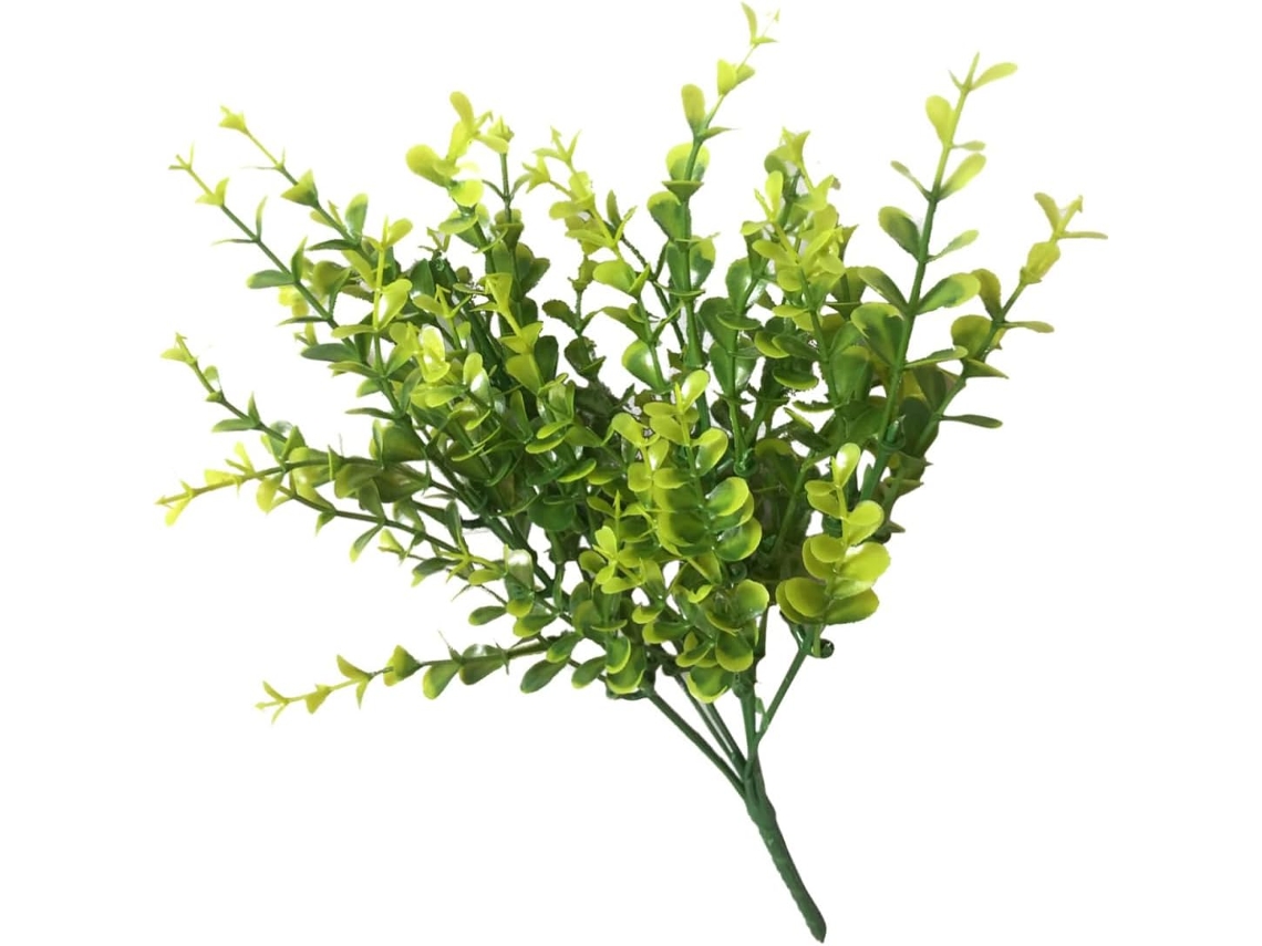 Ramo Artificial De Eucalipto Verde, Planta Decorativa Para Interiores.