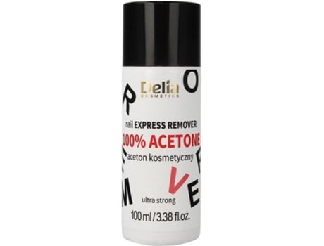 Removedor de Verniz DELIA Cosmetics Aceton 100% Ultra
