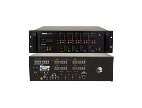 Amplificador 19 4 Zonas Pa 100v 5 Canais 4x120w Mp3 Usb/S