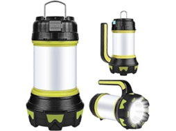 Lanterna De Acampamento Portátil, Recarregável Por Usb, Luz Led Regulável, Ip65 Olysi Shop