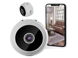 Mini Câmera Espiã Oculta Hd 1080p Sem Fio Portátil Com Visão Noturna, Detecção De Movimento, Câmera De Vigilância Perfeita Folaya