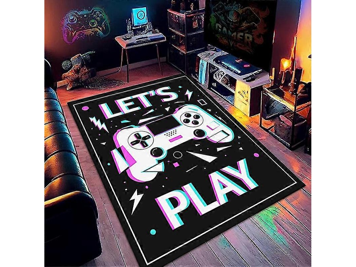 Tapete De Jogos Grande Antiderrapante, Compatível Com O Estilo Do Quarto. Aquaforge
