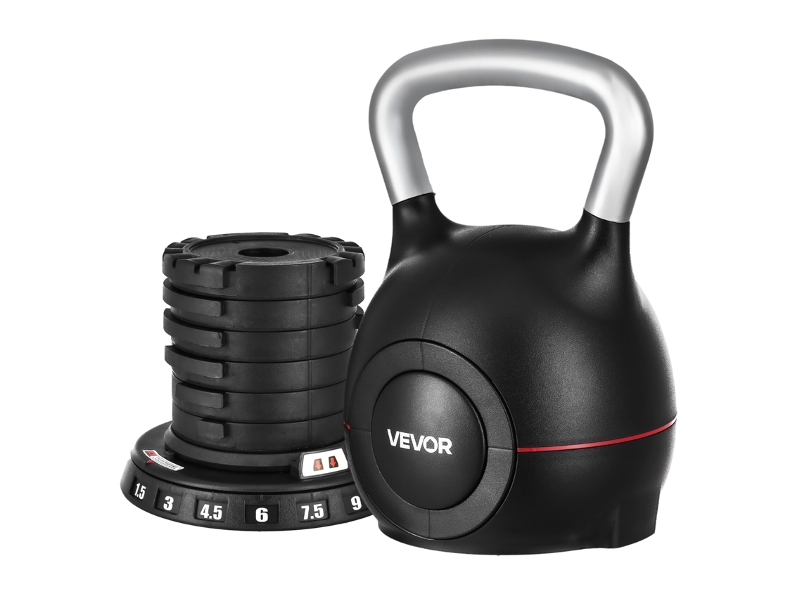 Halteres ajustáveis Vevor com 7 níveis de peso: 1,5/3/4,5/6/7,5/9/10 kg
