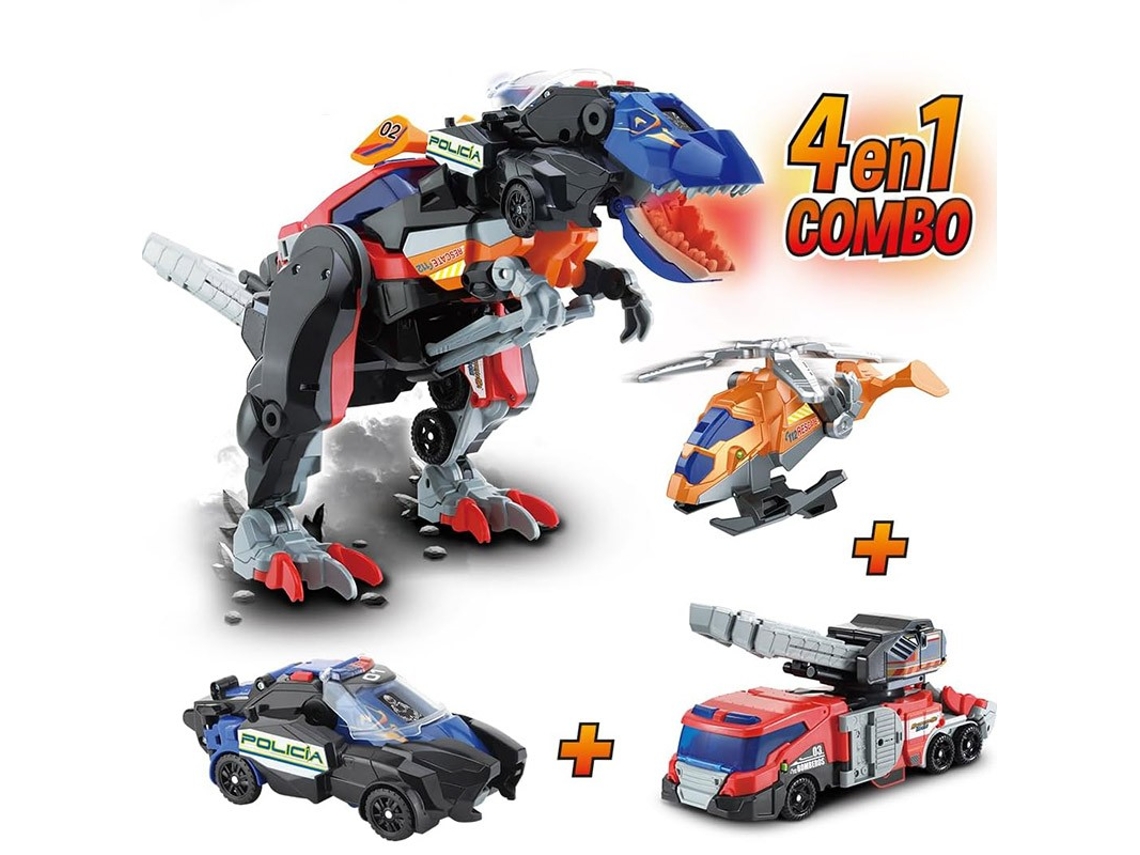 Switch & Go Dinos 3 En 1 Mega T-Rex S,O,S, (Idade mínima recomendada: 3 anos)