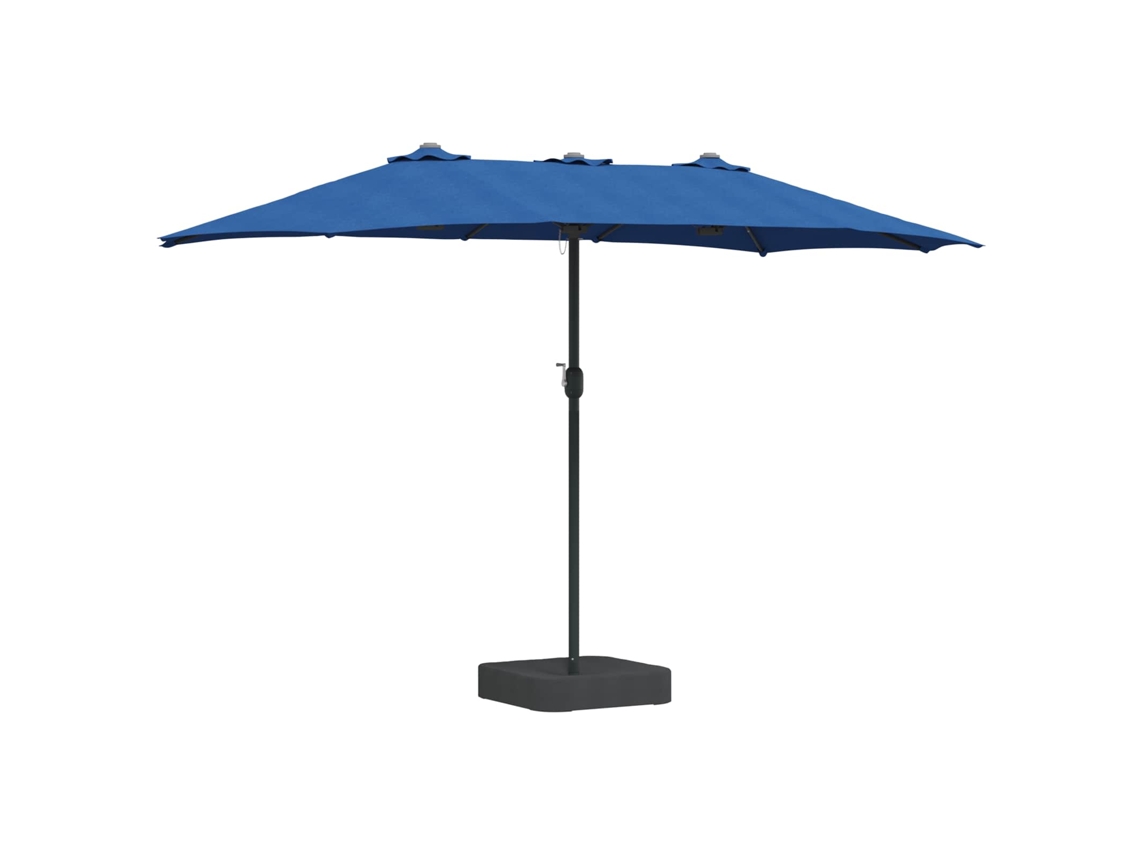 Protetor solar de jardim azul celeste em poliéster, 385x209x244 cm, EXCLUSIVO DA MAISON