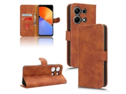 Capa De Celular De Couro Com Flip Magnético Skin Feel