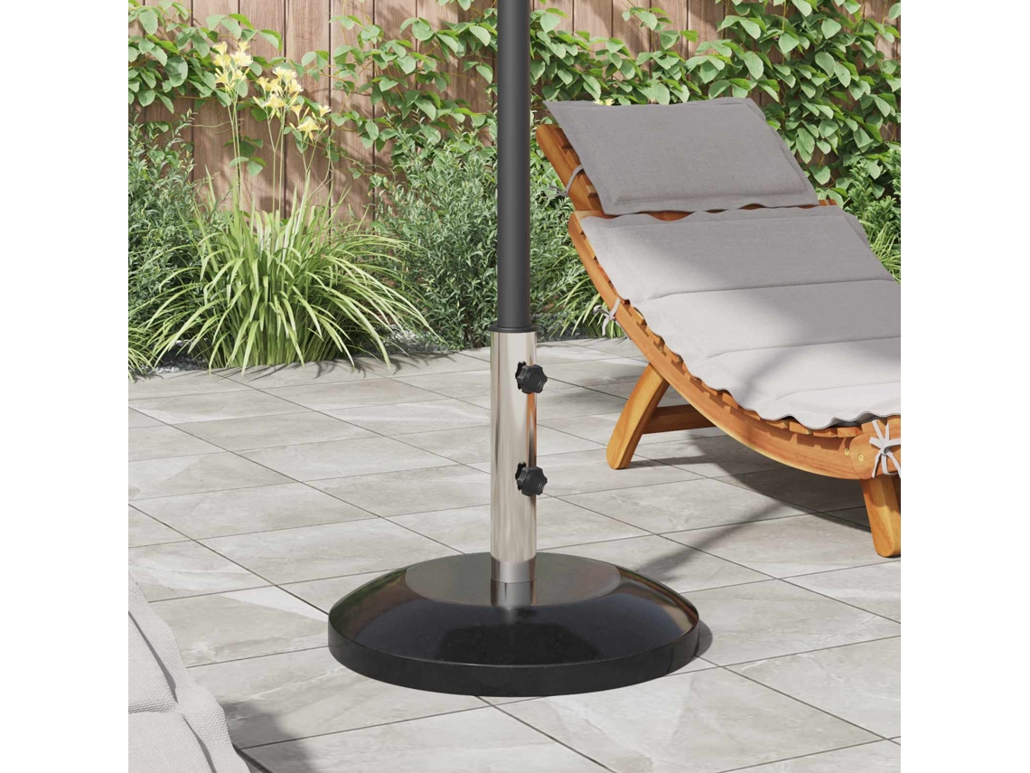 Vidaxl Base Para Parasol De 40-50 Mm 26.75 Kg Preto For 40-50 Mm Pole