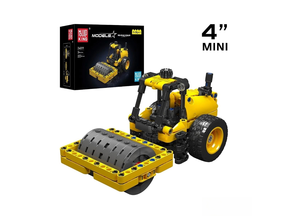 Mould King Conjunto De Construção Rolo Compactador 24019