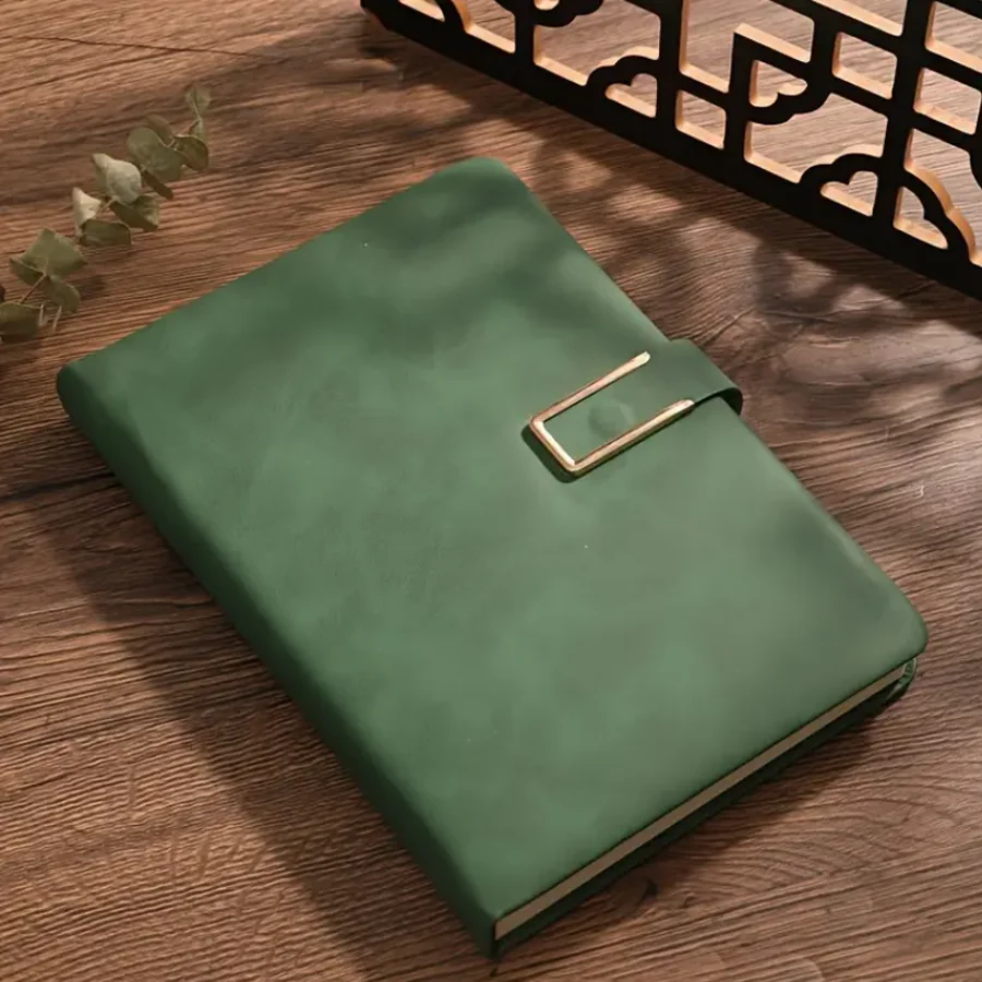 (verde, 200 Páginas) Pacote Com 10 Cadernos Retrô A5, Capa Mole, Material De Escritório.