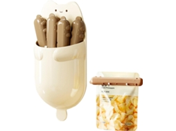 Conjunto De 4 Prendedores Reutilizáveis Para Sacos De Pão E Alimentos, Fecho Hermético, Armazenamento Magnético