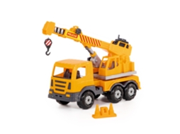 Caminhão Guincho De Brinquedo Cavallino Toys Caminhão De Plástico Laranja