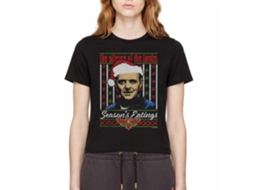 Rockinstone Silence Of The Lambs Movie Silence Lecter Ugly Sweater Black Adult T-shirt Size:xxl