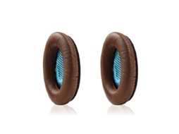 Almofada Para Bose Qc15 De Orelhas De Espuma Macia Pele De Carneiro Marrom