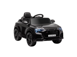 Carro Elétrico Infantil Audi Rs Q8 Licenciado, com Controle Remoto, Usb, Bluetooth, Preto. PROFESIA BOYANG
