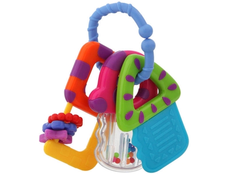 Chocalho  Chaveiro (Multicor - Idade Mínima: 3 Meses)