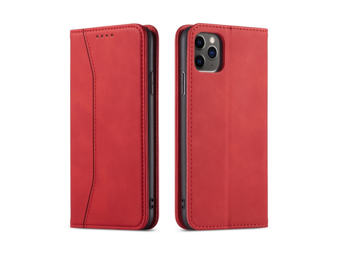 Capa Magnética Para Celular Com Fliphonevermelho - Iphone 7/8/se2/se3