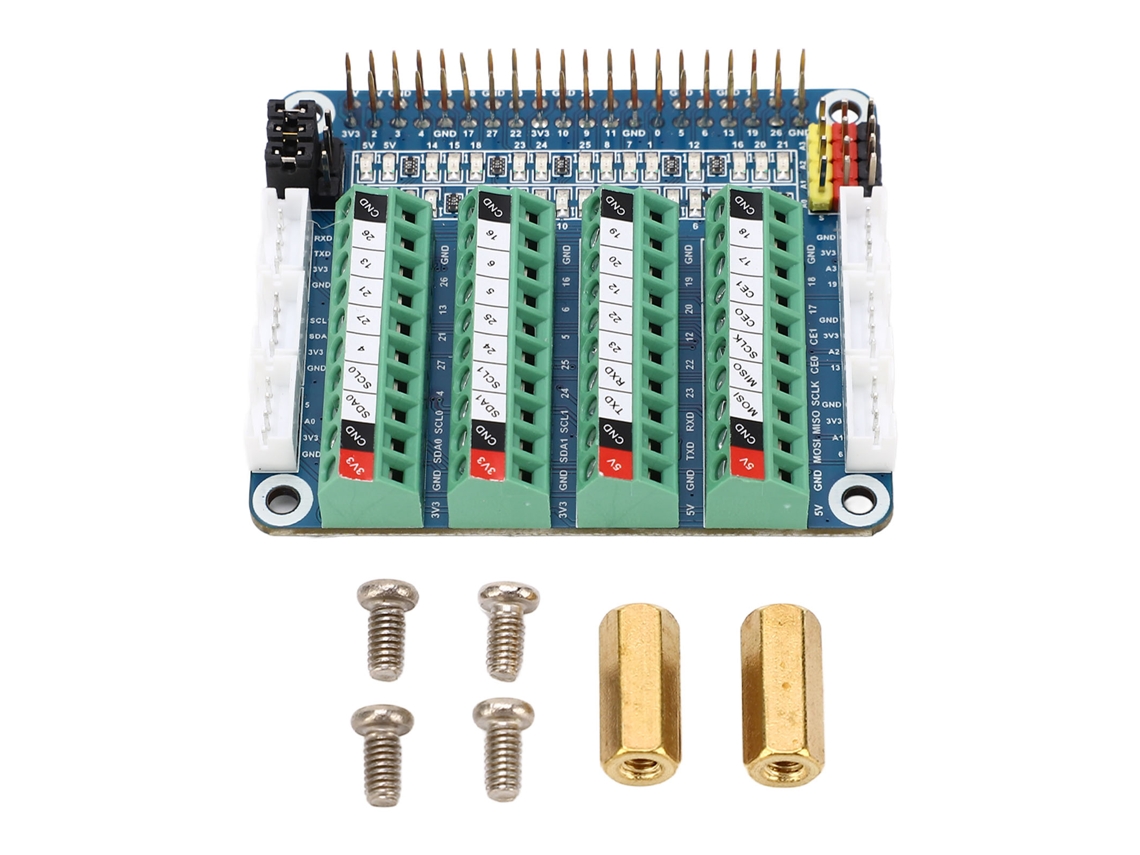 Placa de Expansão de Sensores para 4B 3B CM4 PCF8591 com LED e GPIO