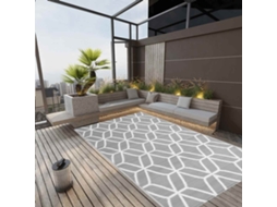 Vidaxl Tapete De Exterior 140x200 Cm Arakil Pp Cinzento