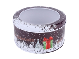 Ornamento Natal Caixa Doces Papai Noel Roxo Worten