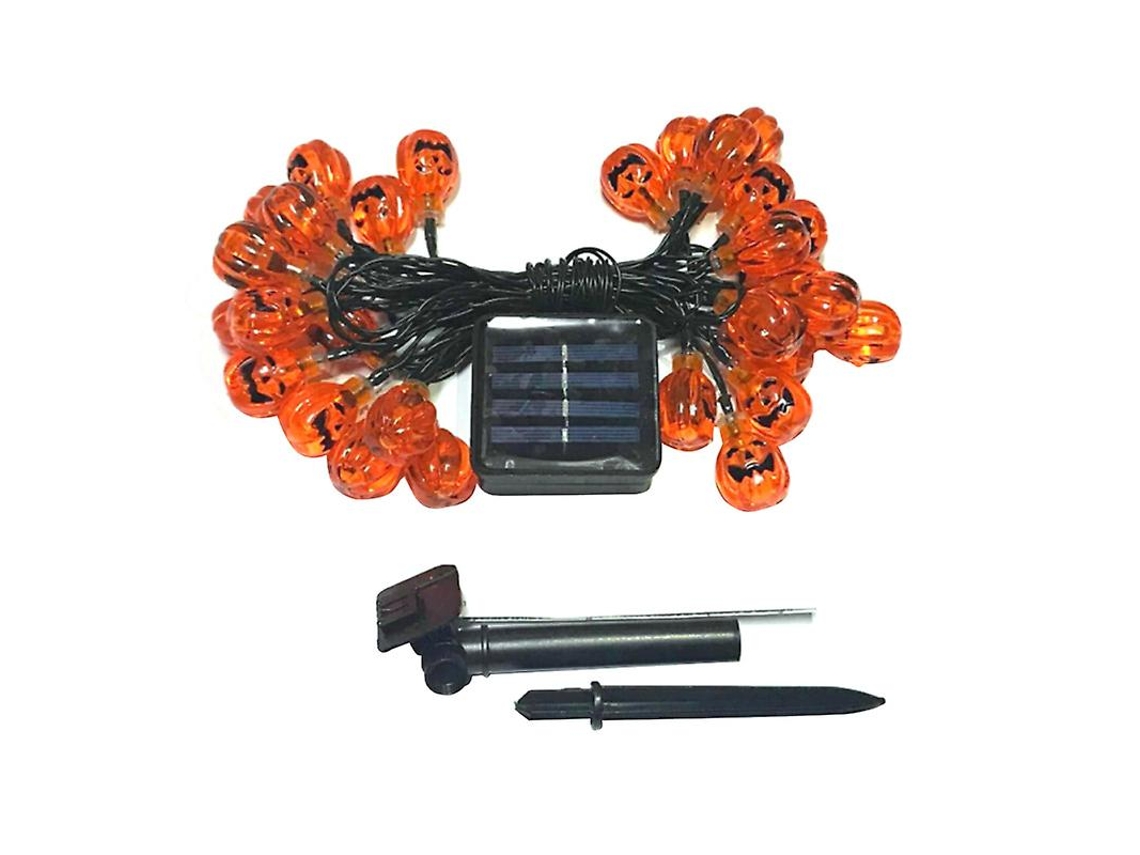 1 Unidade de Luz de Corda de Abóbora para Decoração de Halloween ALLINLESS