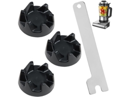Conjunto De 3 Acoplamentos 9704230 Compatíveis Com O Motor Da Batedeira Ksb5