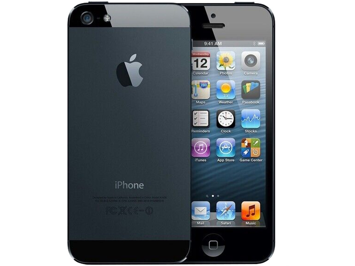 iPhone 5 APPLE (Recondicionado Sinais de Uso - 16 GB - Preto)