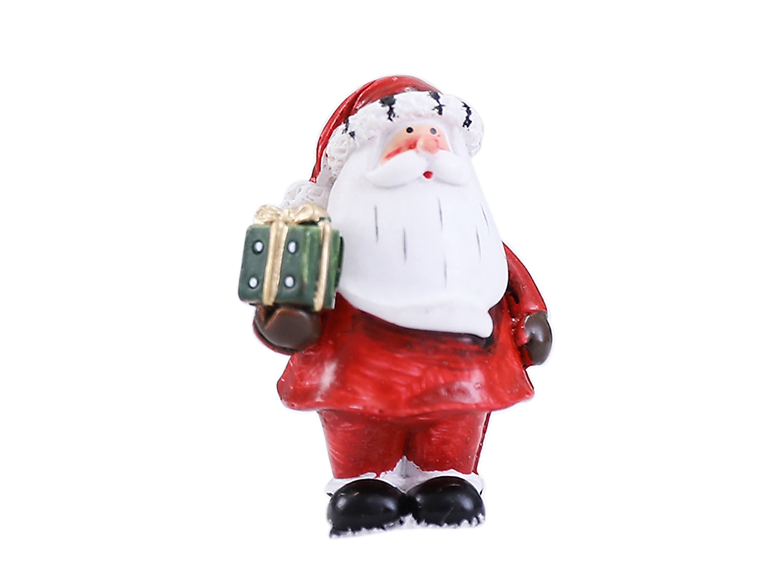 Laxiscreed Boneca De Resina Papai Noel Para Decoração De Escritórios, Janela Ou Presente Infantil