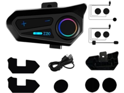 Intercomunicador Moto Écouteur Charge Type-c, Sistema De Comunicação